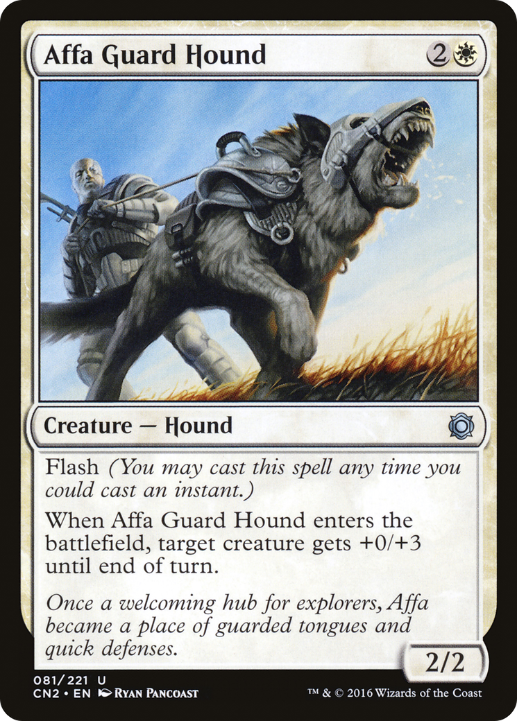 Affa Guard Hound (CN2-081) [Conspiracy: Take the Crown] Foil MTG Single Wizards of the Coast