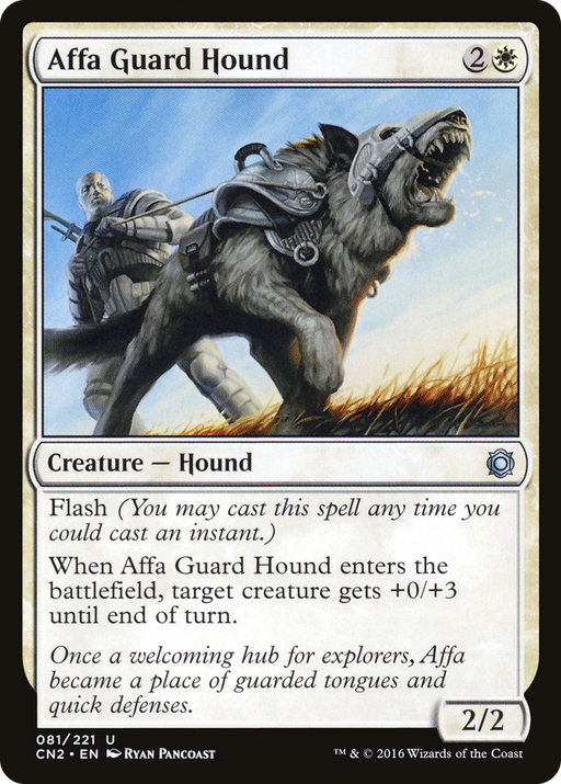 Affa Guard Hound (CN2-081) [Conspiracy: Take the Crown] MTG Single Wizards of the Coast