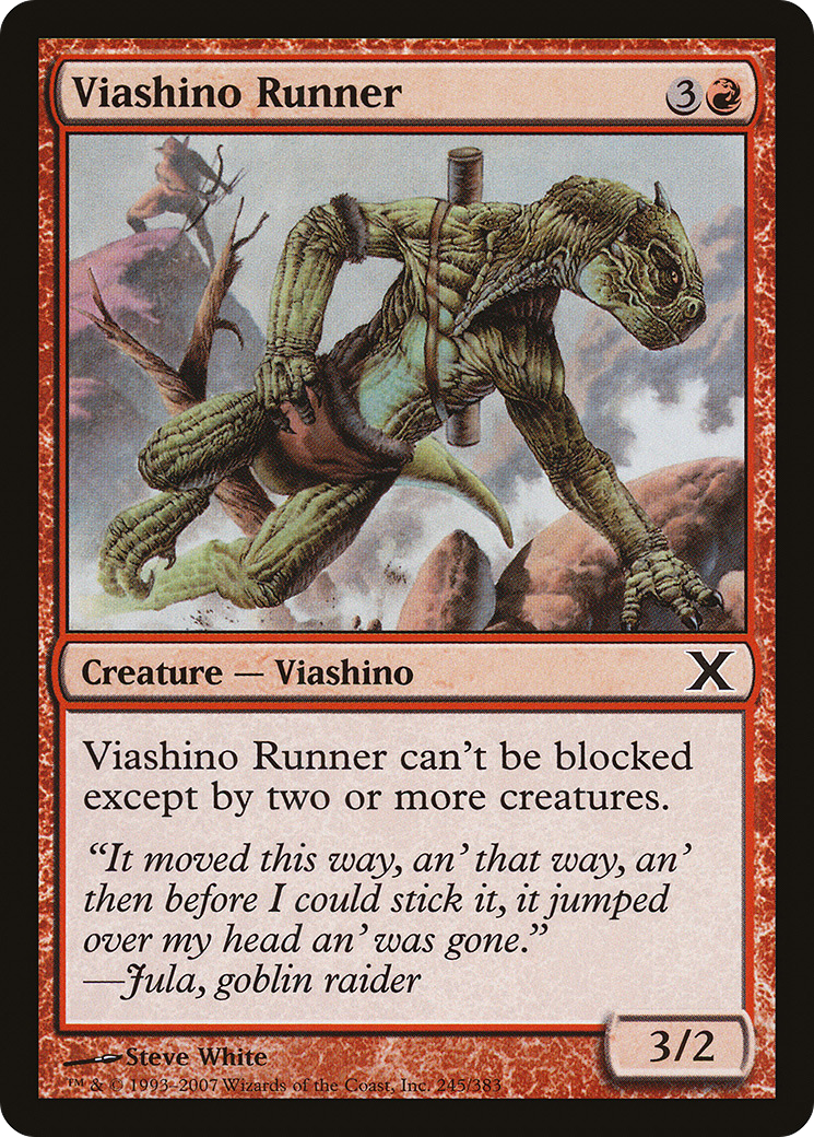 Viashino Runner (10E-245) [Tenth Edition] Foil MTG Single Wizards of the Coast