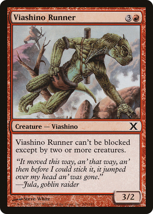 Viashino Runner (10E-245) [Tenth Edition] Foil MTG Single Wizards of the Coast