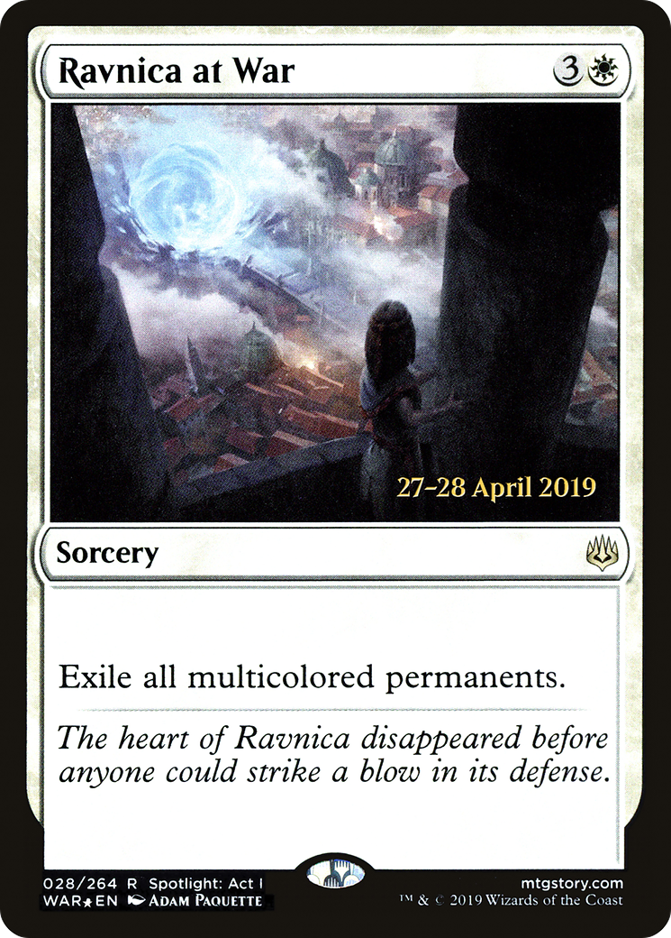 Ravnica at War (PRE-028) [War of the Spark Promos] Foil MTG Single Wizards of the Coast