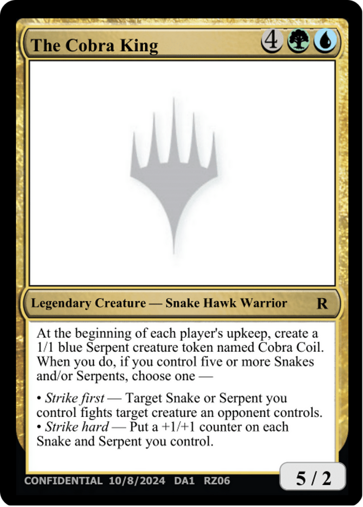 The Cobra King (UNK-RZ06) [Misc] Unknown Event MTG Single Wizards of the Coast