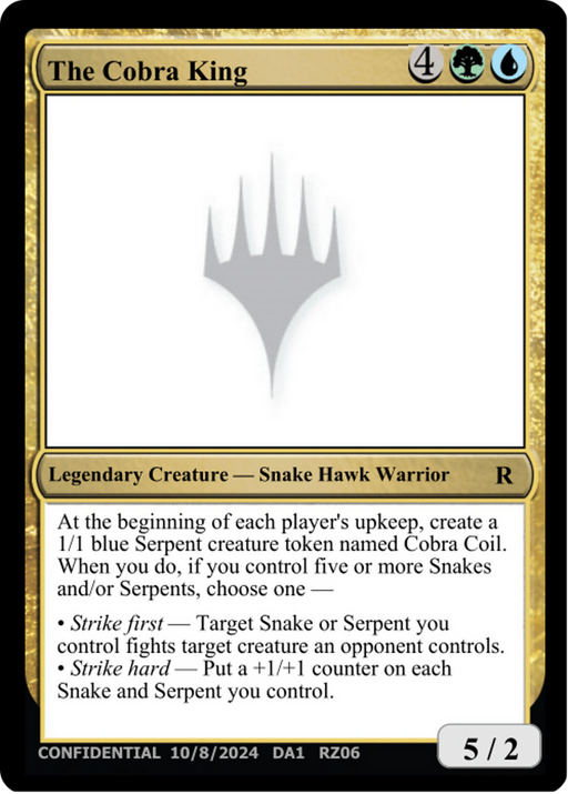 The Cobra King (UNK-RZ06) [Misc] Unknown Event MTG Single Wizards of the Coast