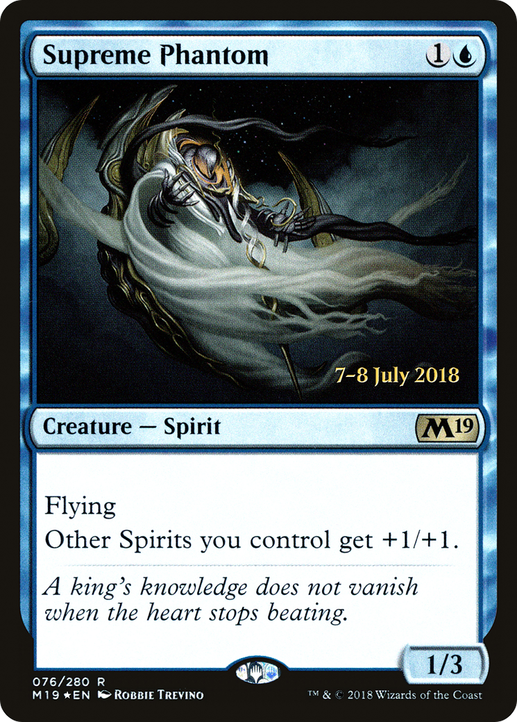 Supreme Phantom (PRE-076) [Core Set 2019 Promos] Foil MTG Single Wizards of the Coast