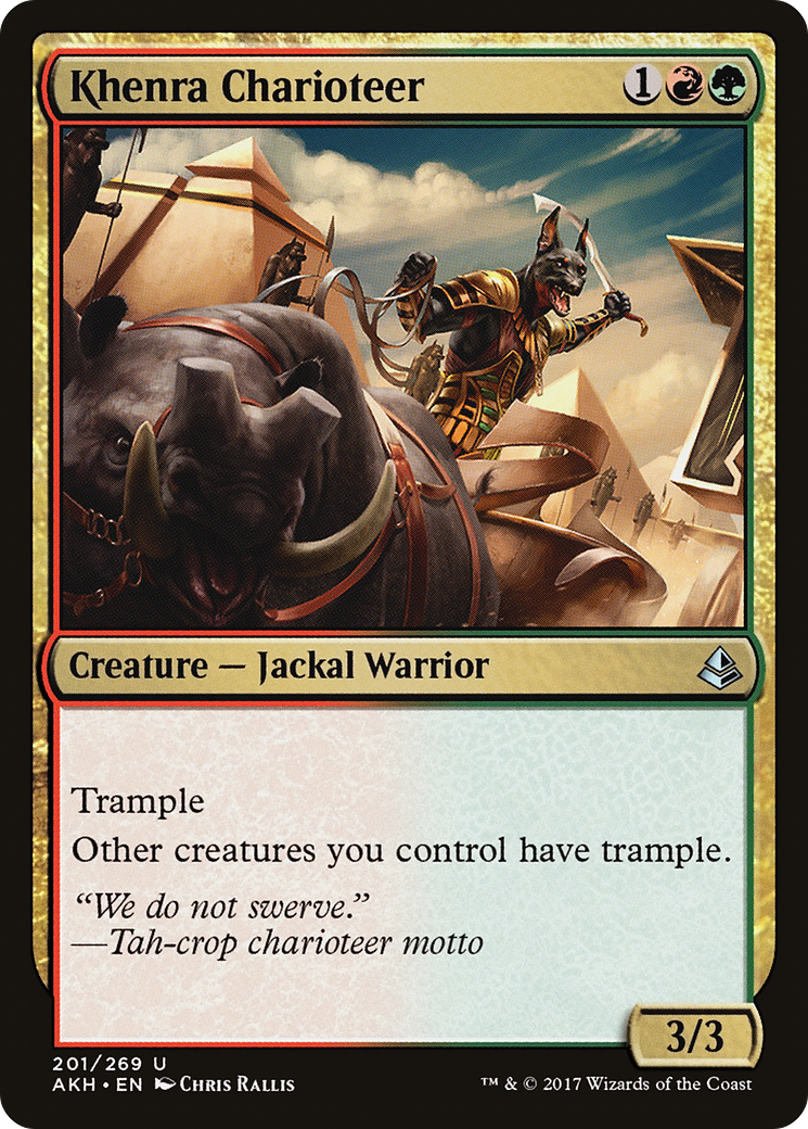 Khenra Charioteer (AKH-201) [Amonkhet] MTG Single Wizards of the Coast