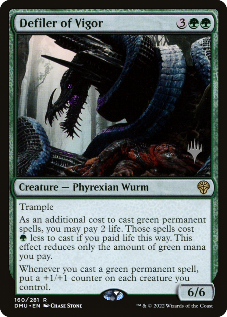 Defiler of Vigor (PPDMU-160) [Dominaria United Promos] Foil MTG Single Wizards of the Coast