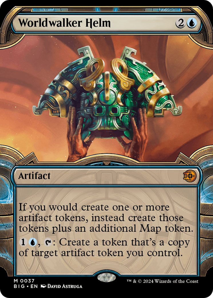 Worldwalker Helm (BIG-037) [The Big Score] (Showcase) Foil MTG Single Wizards of the Coast