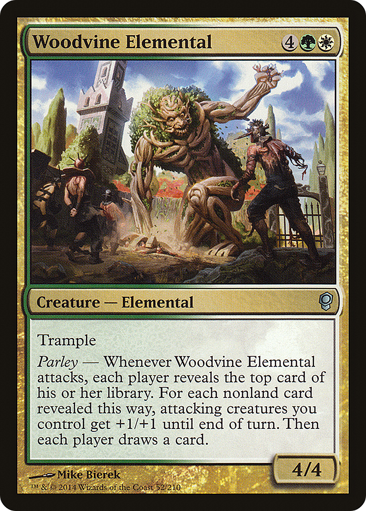 Woodvine Elemental (CNS-052) [Conspiracy] Foil MTG Single Wizards of the Coast