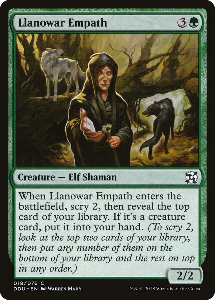 Llanowar Empath (DDU-018) [Misc] Duel Decks: Elves vs. Inventors MTG Single Wizards of the Coast