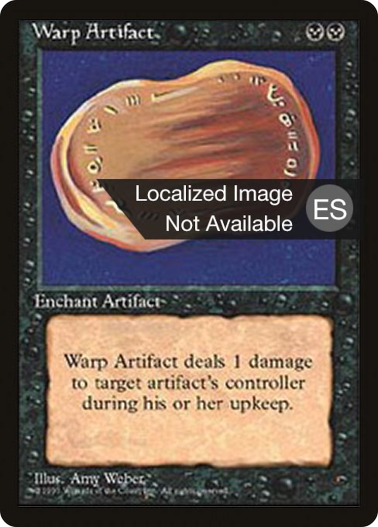 Warp Artifact (4BB-169) [Fourth Edition Foreign Black Border] MTG Single Wizards of the Coast