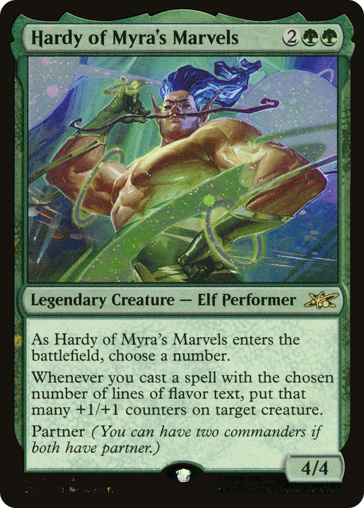 Hardy of Myra's Marvels (Galaxy Foil) (UNF-427) [Unfinity] Foil MTG Single Wizards of the Coast