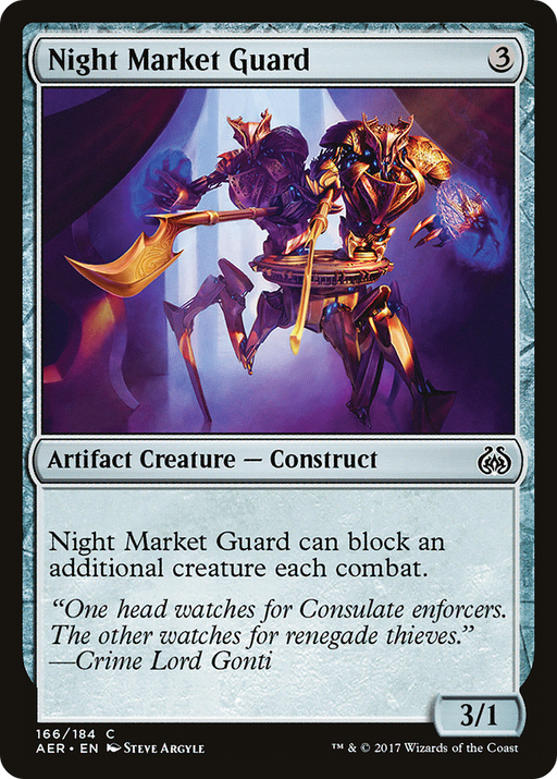 Night Market Guard (AER-166) [Aether Revolt] MTG Single Wizards of the Coast