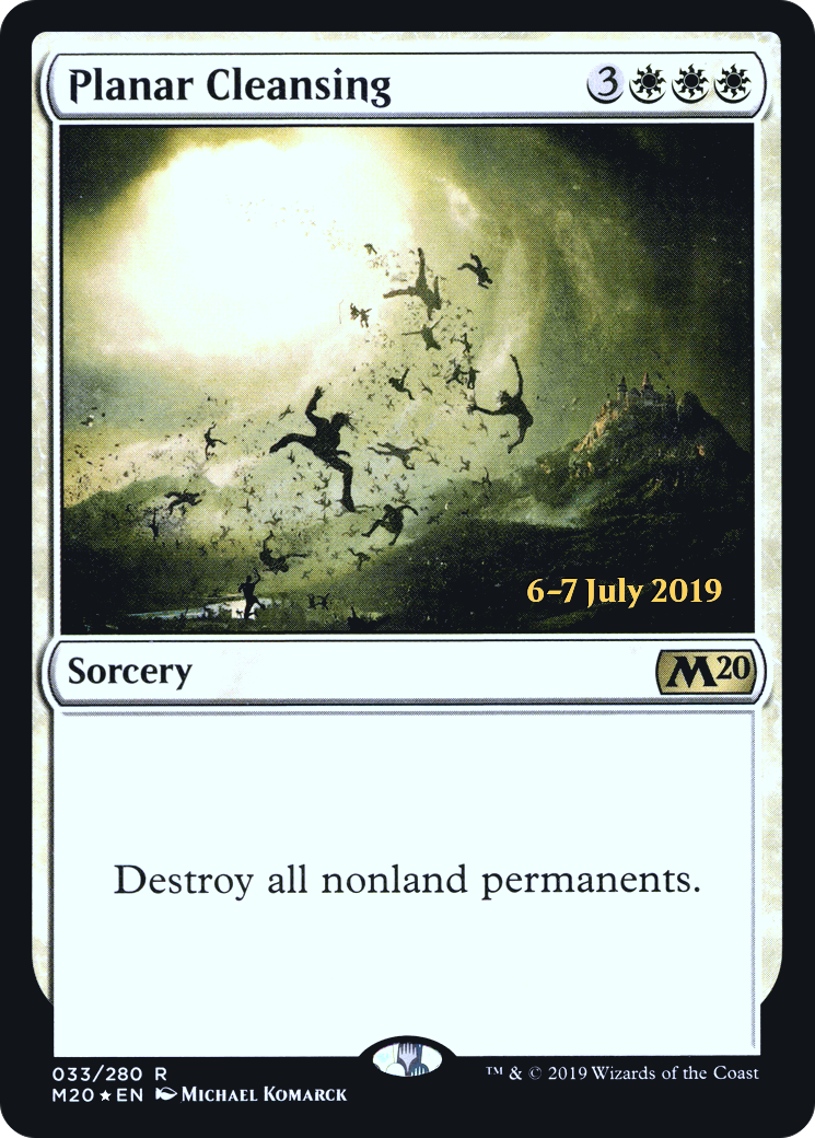 Planar Cleansing (PRE-033) [Core Set 2020 Promos] Foil MTG Single Wizards of the Coast