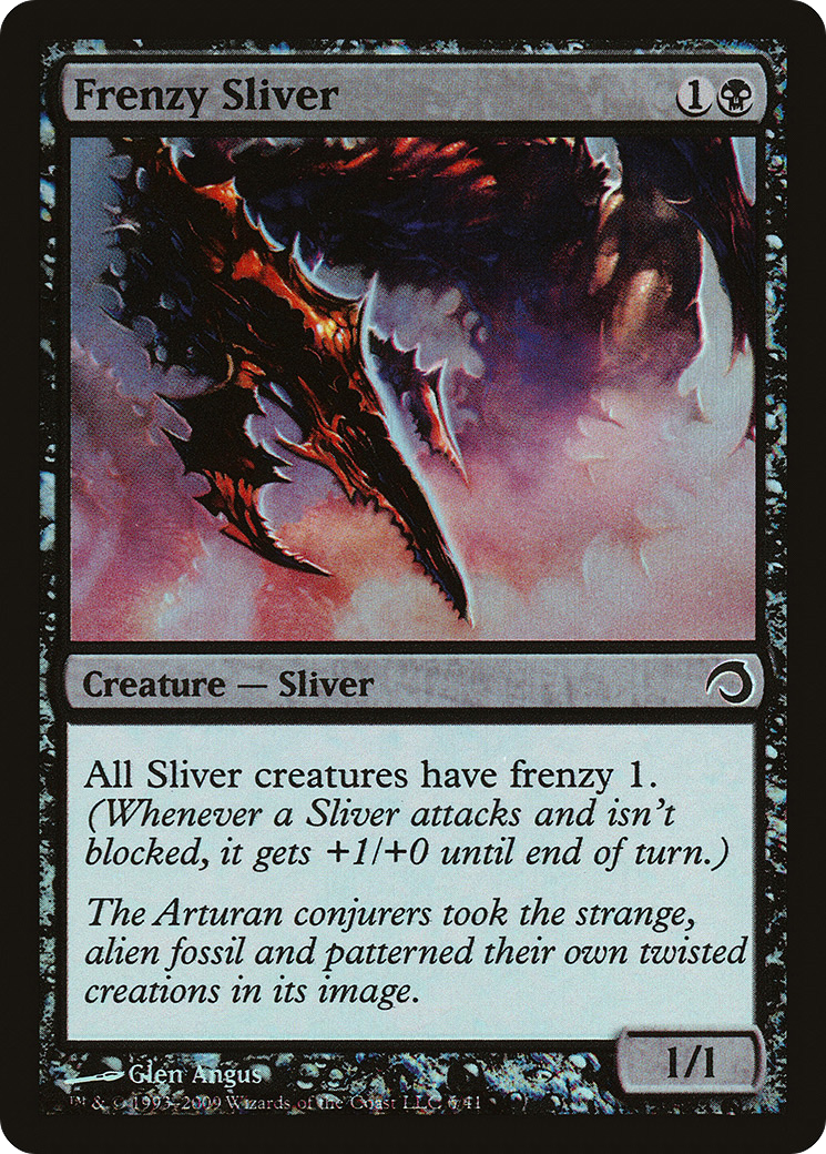 Frenzy Sliver (PDS-006) [Misc] Premium Deck Series: Slivers Foil MTG Single Wizards of the Coast