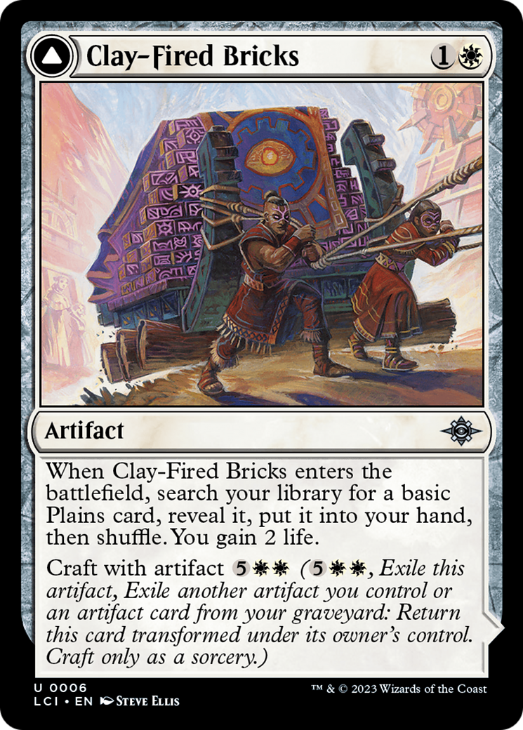 Clay-Fired Bricks (LCI-006) [The Lost Caverns of Ixalan] MTG Single Wizards of the Coast