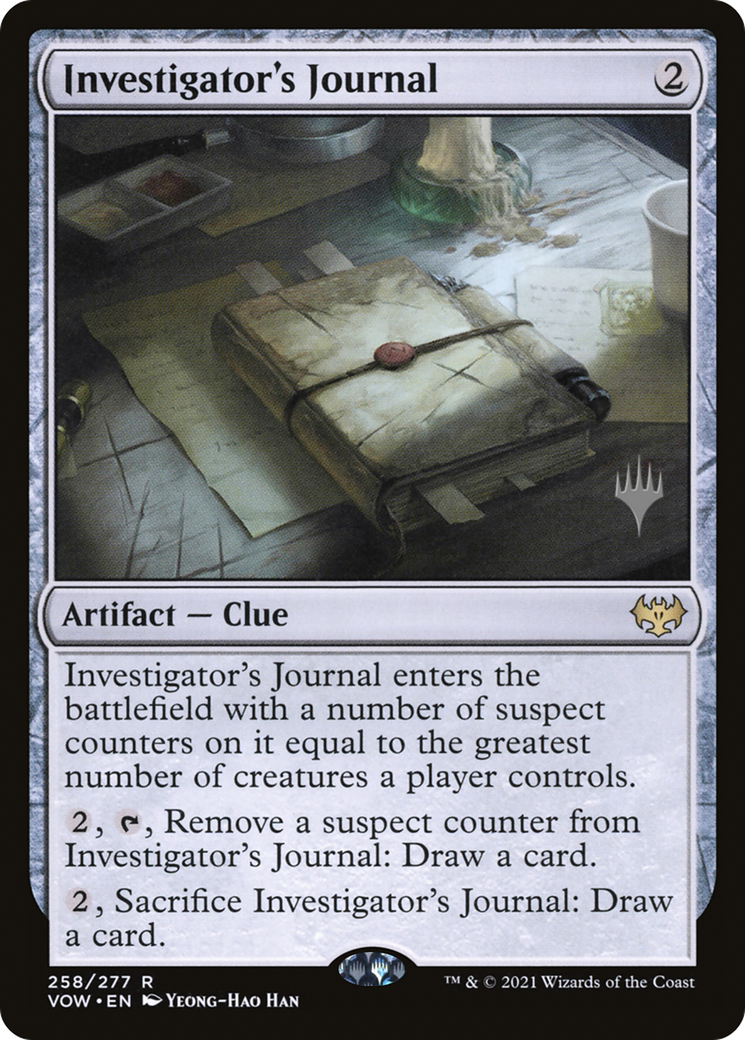 Investigator's Journal (PPNEO-) [Innistrad: Crimson Vow Promos] MTG Single Wizards of the Coast