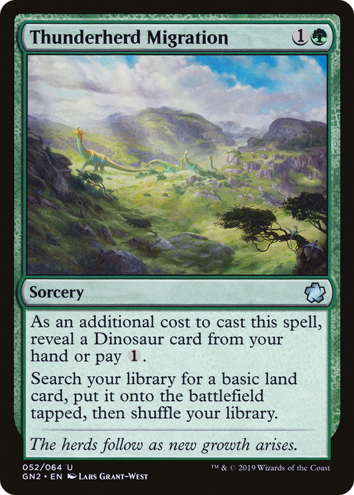 Thunderherd Migration (GN2-052) [Misc] Game Night 2019 MTG Single Wizards of the Coast
