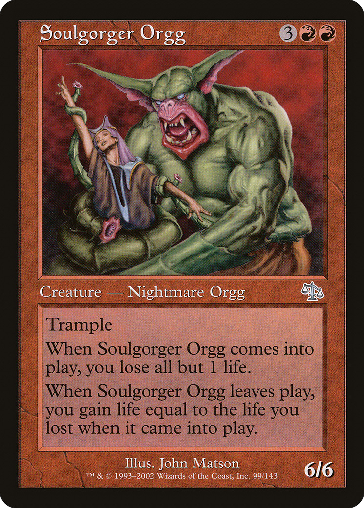 Soulgorger Orgg (JUD-099) [Judgment] MTG Single Wizards of the Coast