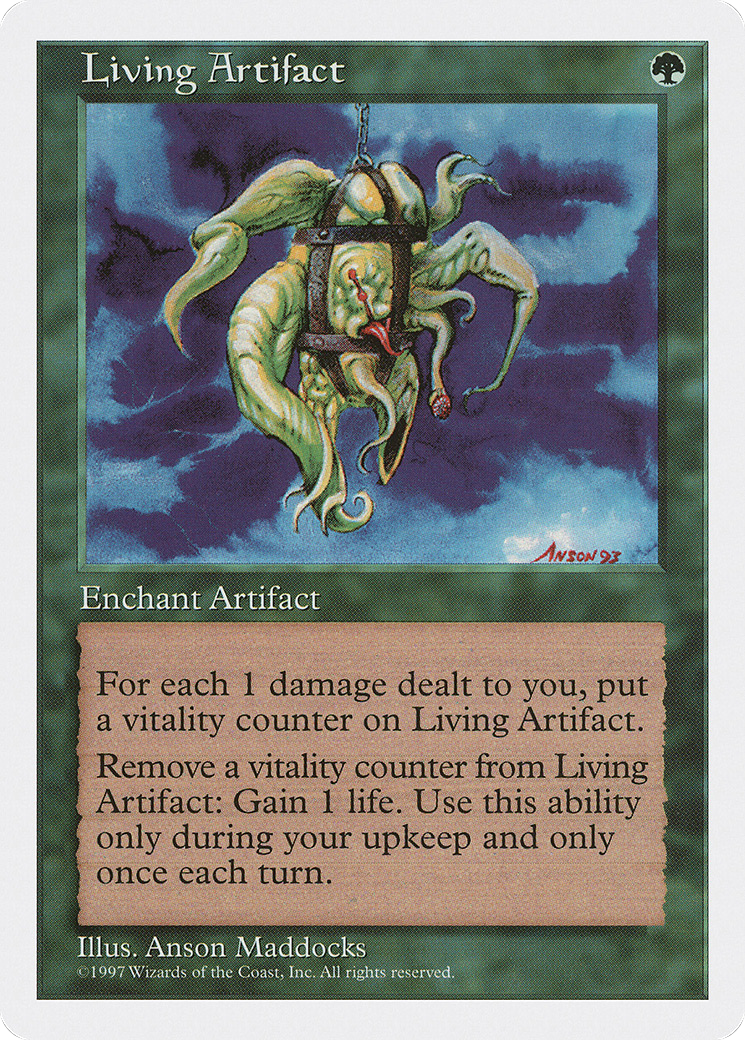 Living Artifact (5ED-311) [Fifth Edition] MTG Single Wizards of the Coast