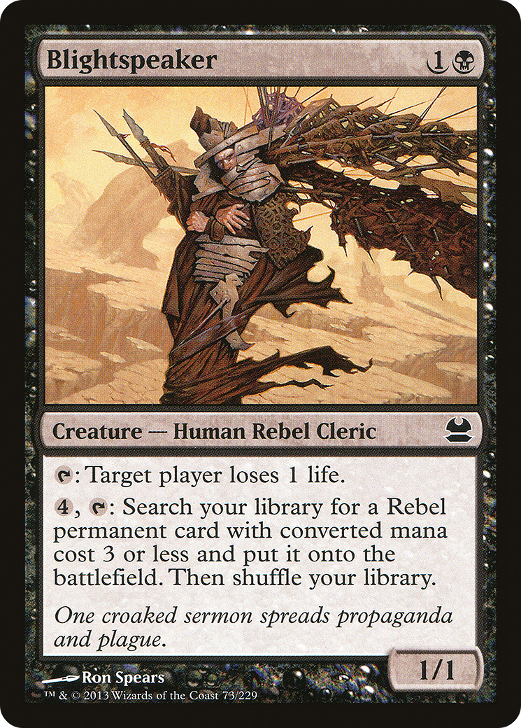 Blightspeaker (MMA-073) [Modern Masters] Foil MTG Single Wizards of the Coast