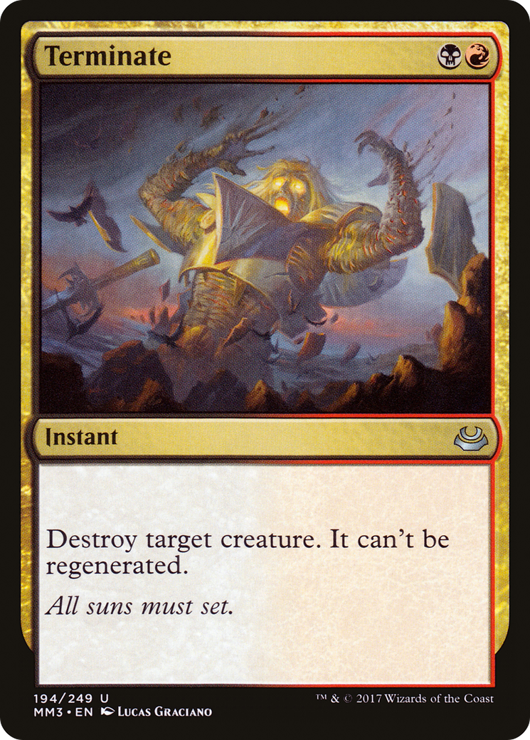 Terminate (MM3-194) [Modern Masters 2017] MTG Single Modern Masters 2017
