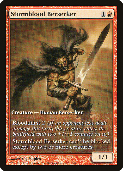 Stormblood Berserker (GAME-079) [Misc] DCI Promos MTG Single Wizards of the Coast
