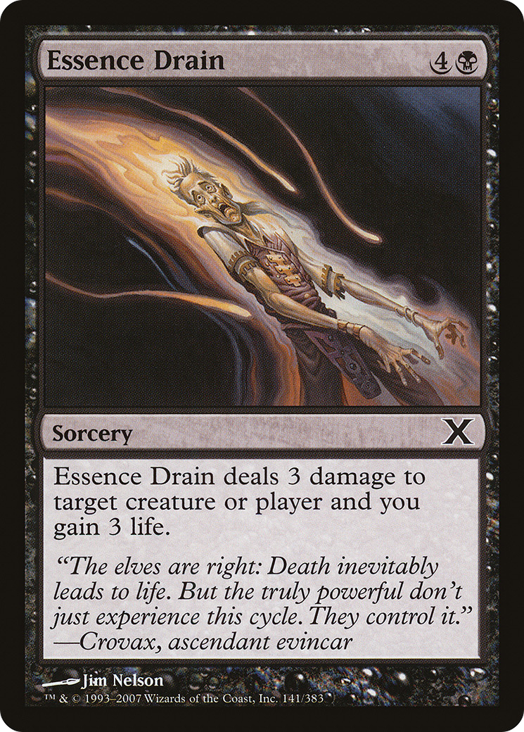 Essence Drain (10E-141) [Tenth Edition] MTG Single Wizards of the Coast