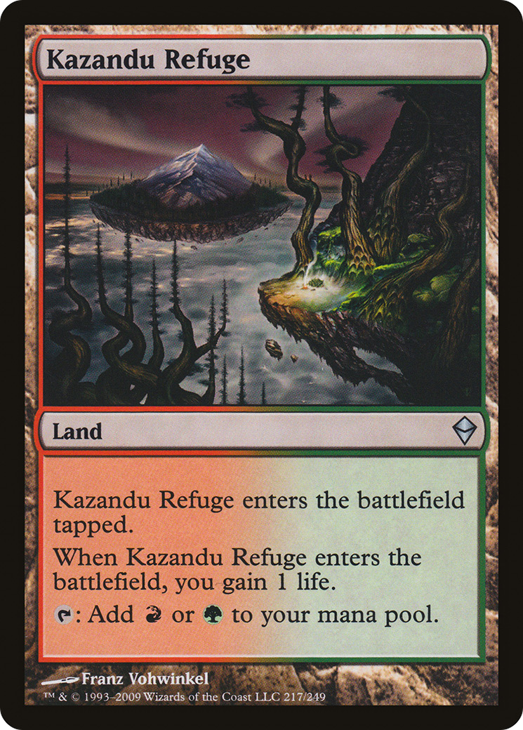 Kazandu Refuge (ZEN-217) [Zendikar] MTG Single Wizards of the Coast