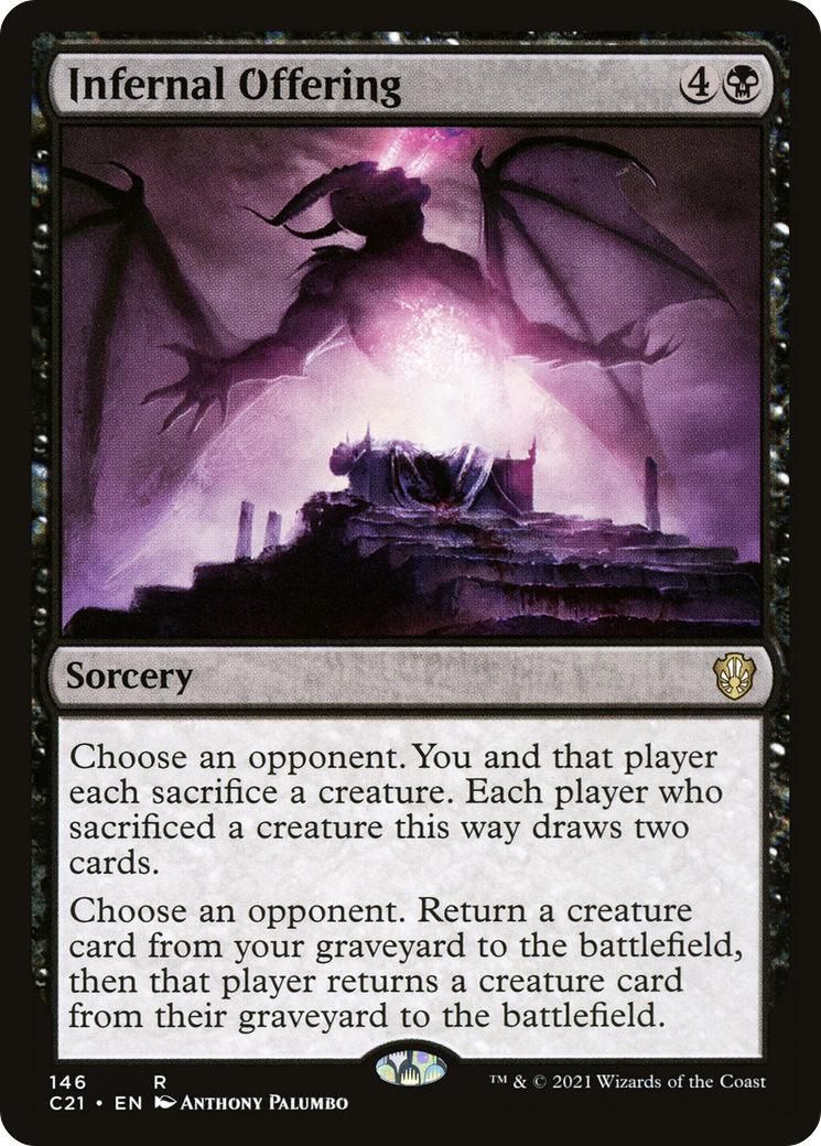 Infernal Offering (C21-146) [Commander 2021] MTG Single Wizards of the Coast
