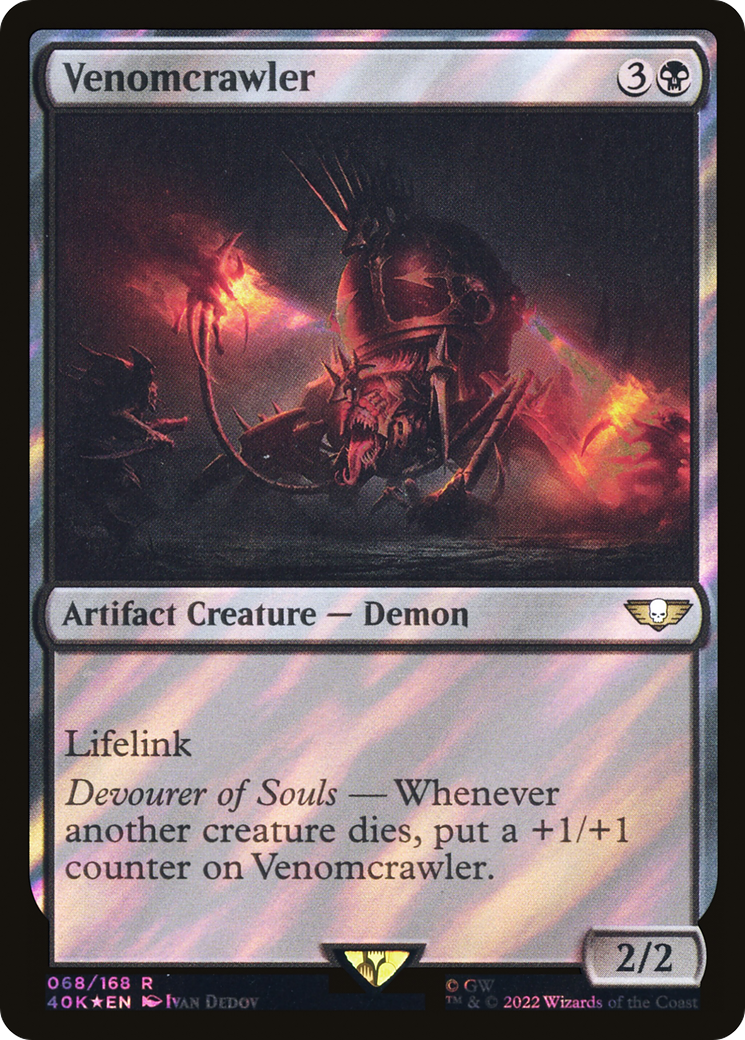 Venomcrawler (40K-68★) [Warhammer 40,000 Commander] Foil MTG Single Wizards of the Coast