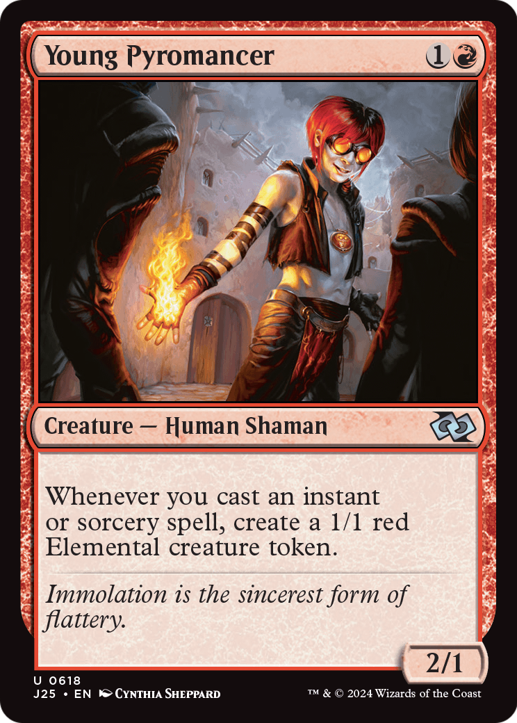 Young Pyromancer (J25-618) [Foundations Jumpstart] MTG Single Wizards of the Coast