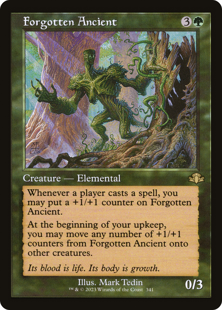 Forgotten Ancient (DMR-341) [Dominaria Remastered] MTG Single Wizards of the Coast