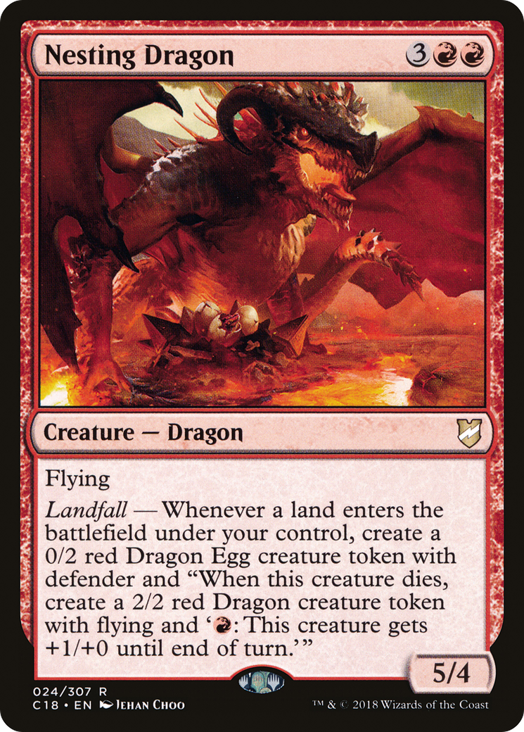 Nesting Dragon [Commander 2018] MTG Single Magic: The Gathering