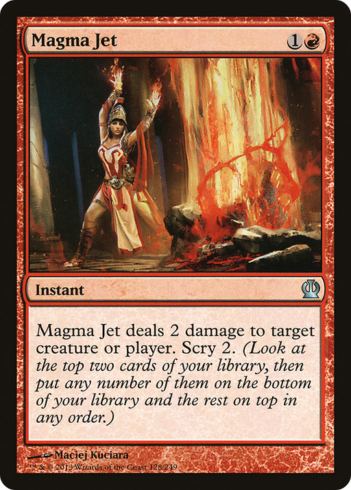 Magma Jet (THS-128) [Theros] MTG Single Wizards of the Coast
