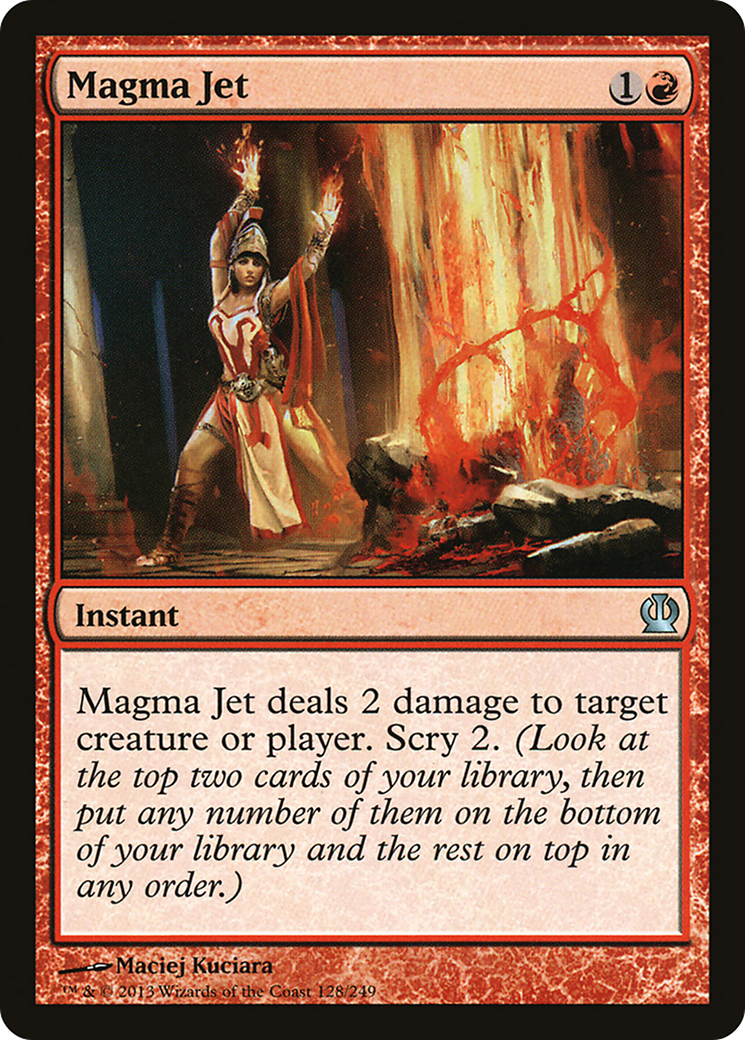Magma Jet (THS-128) [Theros] Foil MTG Single Wizards of the Coast