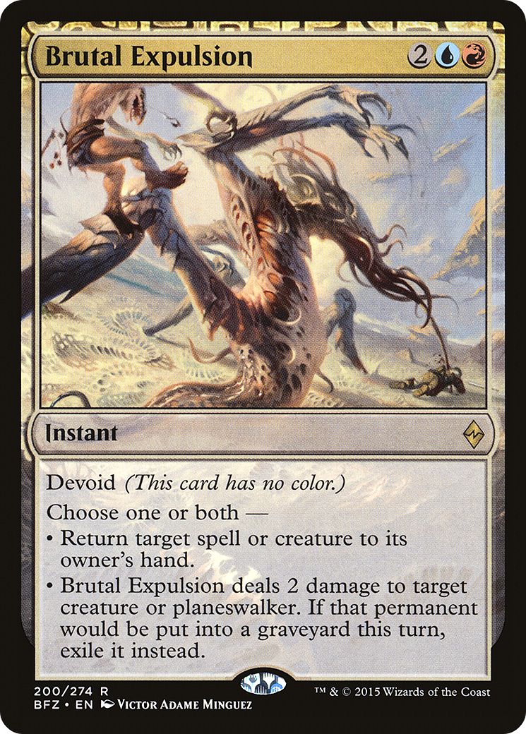 Brutal Expulsion (BFZ-200) [Battle for Zendikar] MTG Single Wizards of the Coast