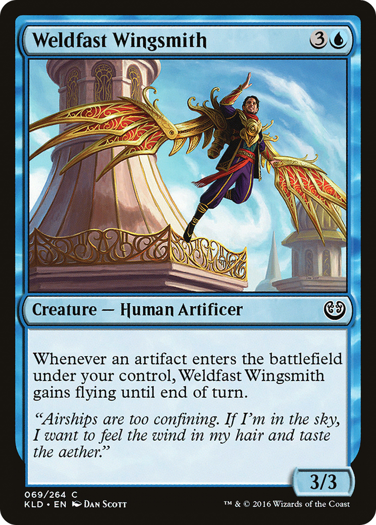 Weldfast Wingsmith (KLD-069) [Kaladesh] Foil MTG Single Wizards of the Coast