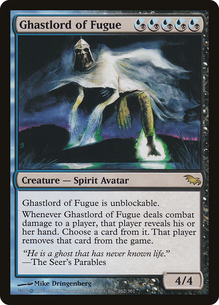 Ghastlord of Fugue (SHM-162) [Shadowmoor] Foil MTG Single Wizards of the Coast