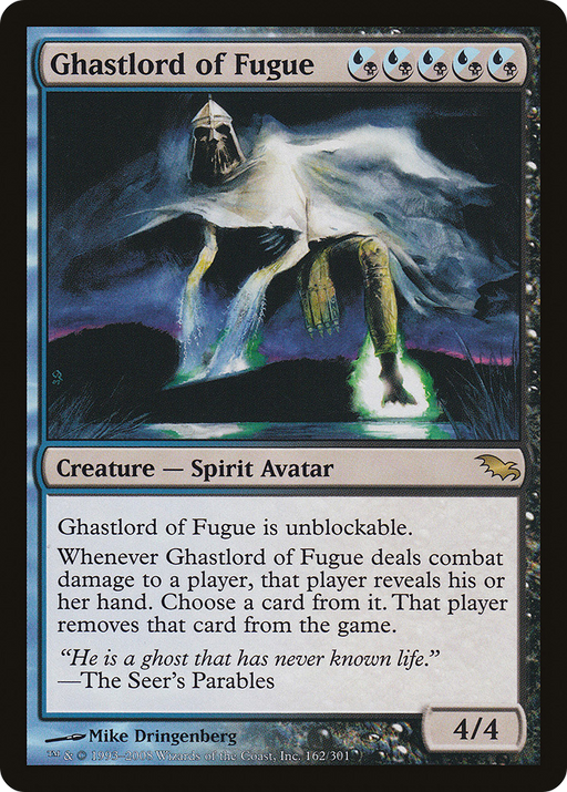 Ghastlord of Fugue (SHM-162) [Shadowmoor] MTG Single Wizards of the Coast