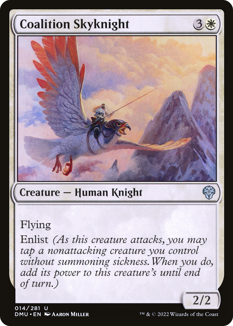 Coalition Skyknight (DMU-014) [Dominaria United] MTG Single Wizards of the Coast