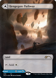 Hengegate Pathway (SLU-018) [Secret Lair] Ultimate Edition (Showcase) (Borderless) Foil MTG Single Wizards of the Coast