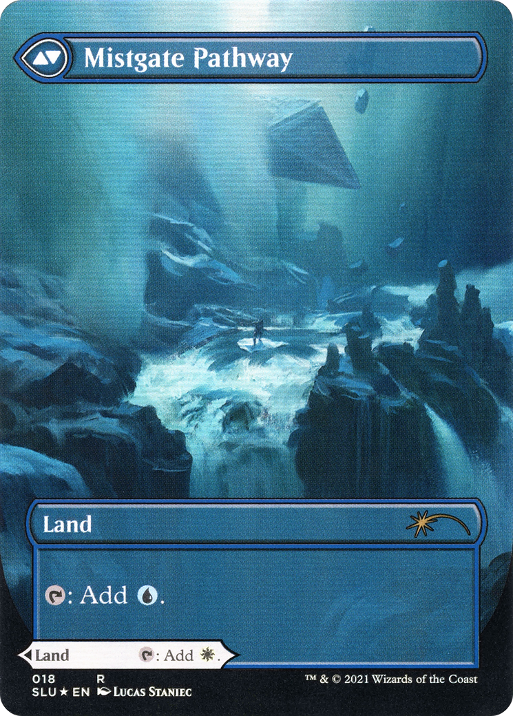 Hengegate Pathway (SLU-018) [Secret Lair] Ultimate Edition (Showcase) (Borderless) Foil MTG Single Wizards of the Coast