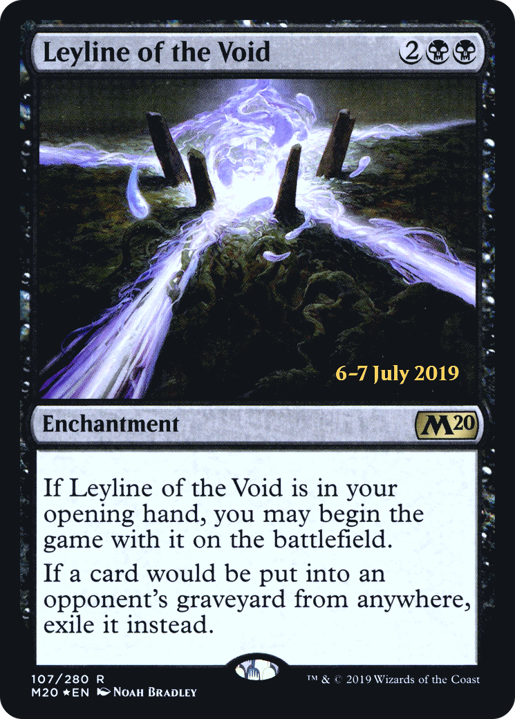 Leyline of the Void (PRE-107) [Core Set 2020 Promos] Foil MTG Single Wizards of the Coast