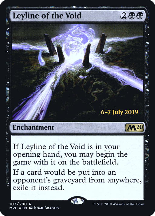 Leyline of the Void (PRE-107) [Core Set 2020 Promos] Foil MTG Single Wizards of the Coast