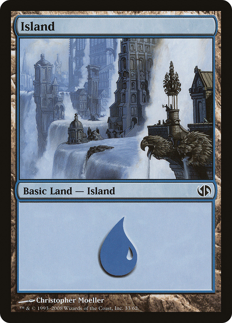 Island (DD2-033) [Misc] Duel Decks: Jace vs. Chandra MTG Single Wizards of the Coast