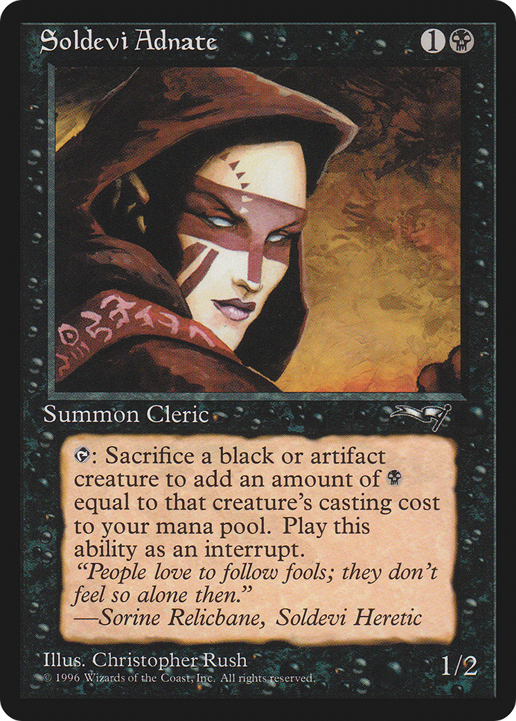 Soldevi Adnate (ALL-60A) [Alliances] MTG Single Wizards of the Coast