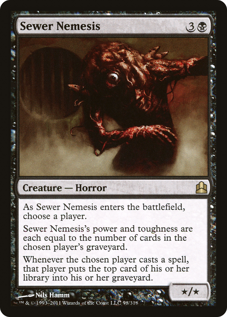 Sewer Nemesis (CMD-098) [Commander 2011] MTG Single Wizards of the Coast