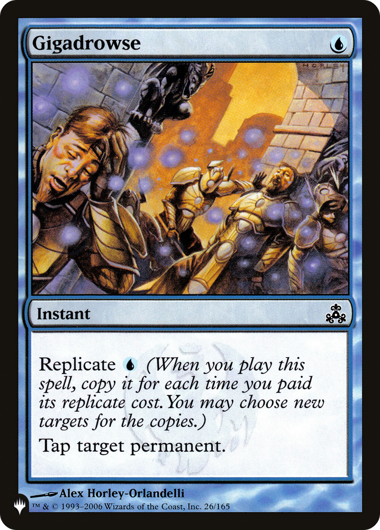 Gigadrowse (LIST-GPT-26) [Mystery Booster] The List MTG Single Wizards of the Coast