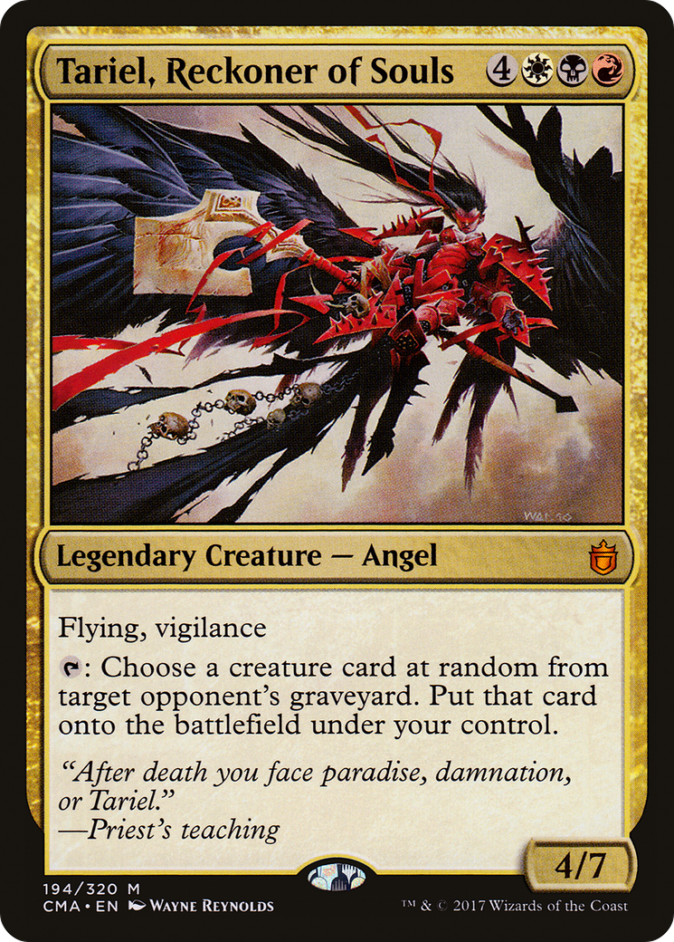 Tariel, Reckoner of Souls (CMA-194) [Commander Anthology] MTG Single Wizards of the Coast