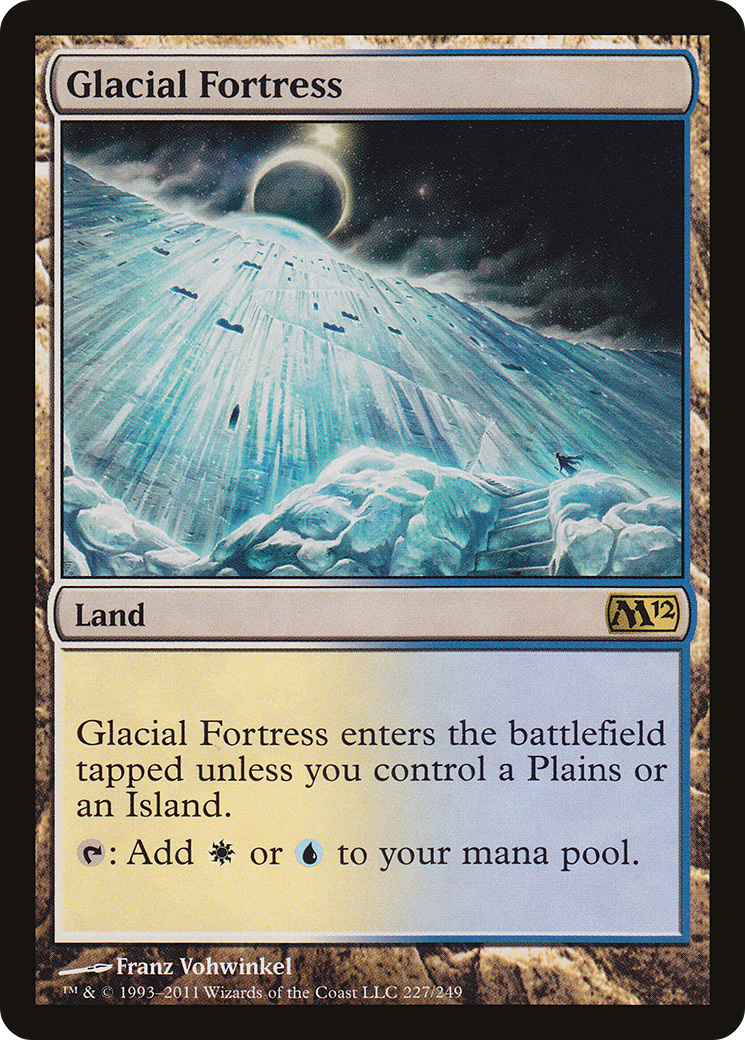 Glacial Fortress (M12-227) [Magic 2012] Foil MTG Single Wizards of the Coast